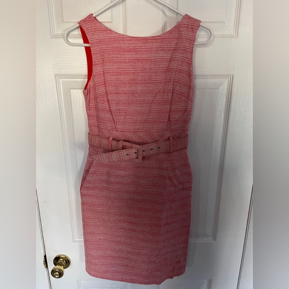 Banana Republic Factory, Tweed Red Dress, 0P